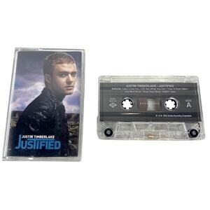 Vtg 2002 Justin Timberlake Justified Cassette Tape 01241-41823-4 Jive NSYNC Pop